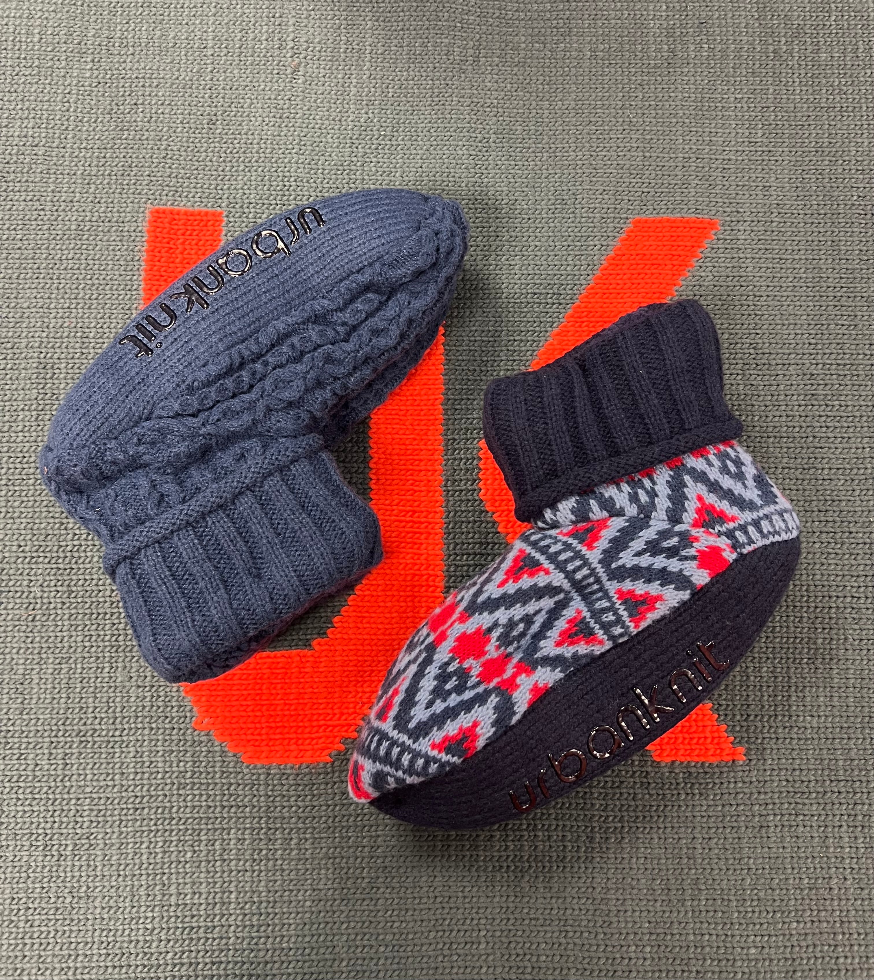 Urban knit mens online slipper socks