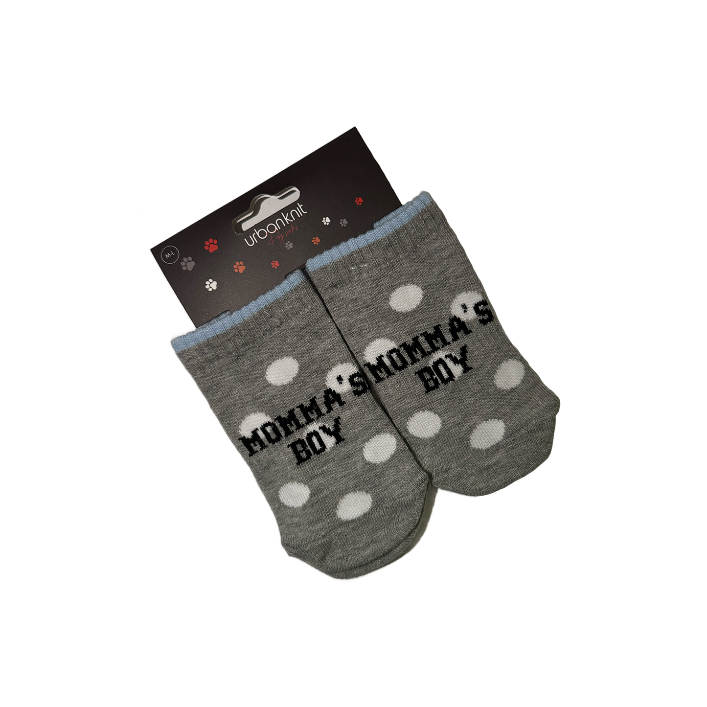 Momma's Boy - Boys Dog Socks