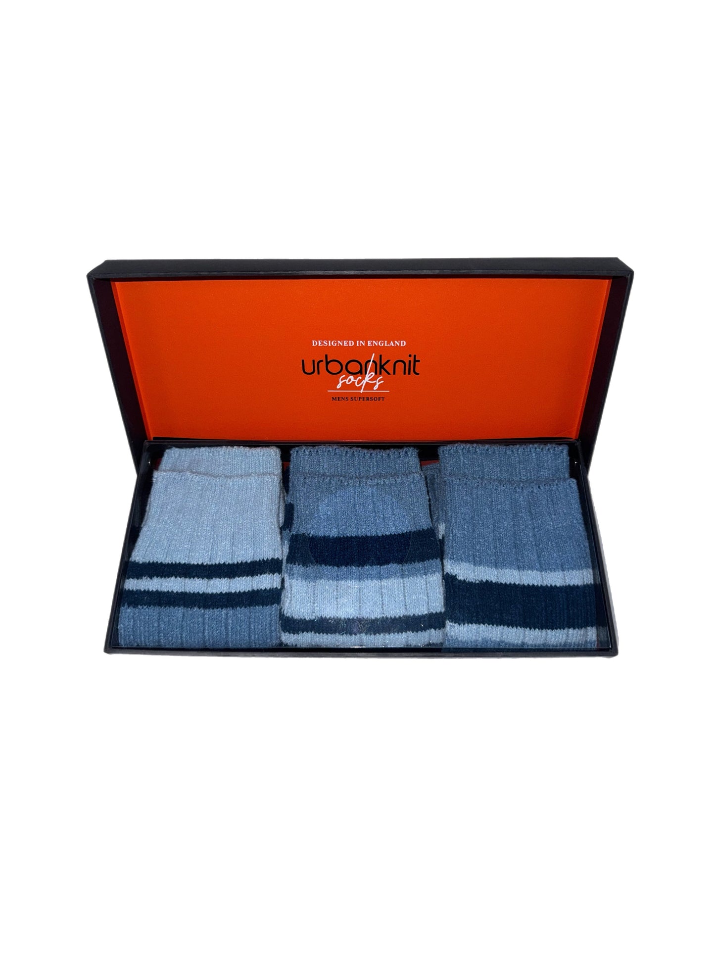 Men's 3pr SuperSoft Gift Box - Blues