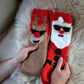 Men's 2pp Cosy Sock In A Box - Santa & Reindeer