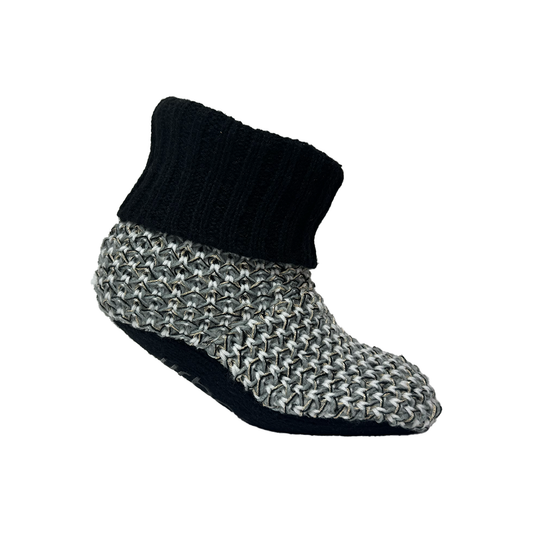 Ladies Chunky Knit Textured Bootie