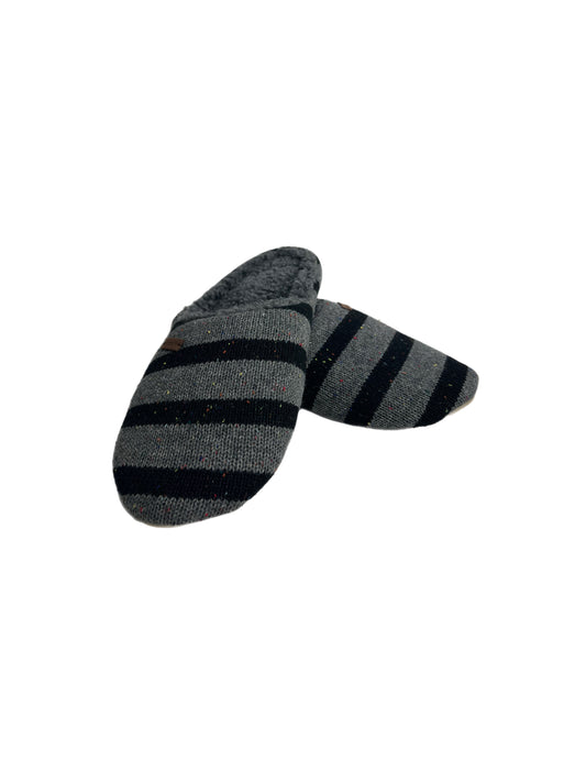 Men's Charcoal Nep Cosy Slippers